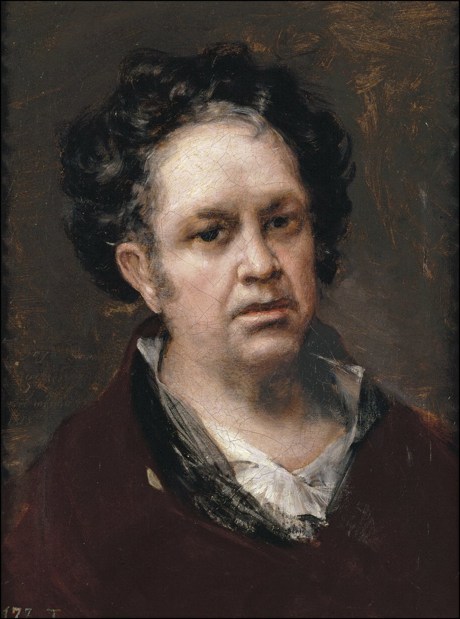 Selvportrett, 1815 av Francisco de Goya