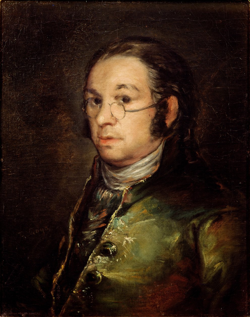 Selvportrett med briller av Francisco de Goya