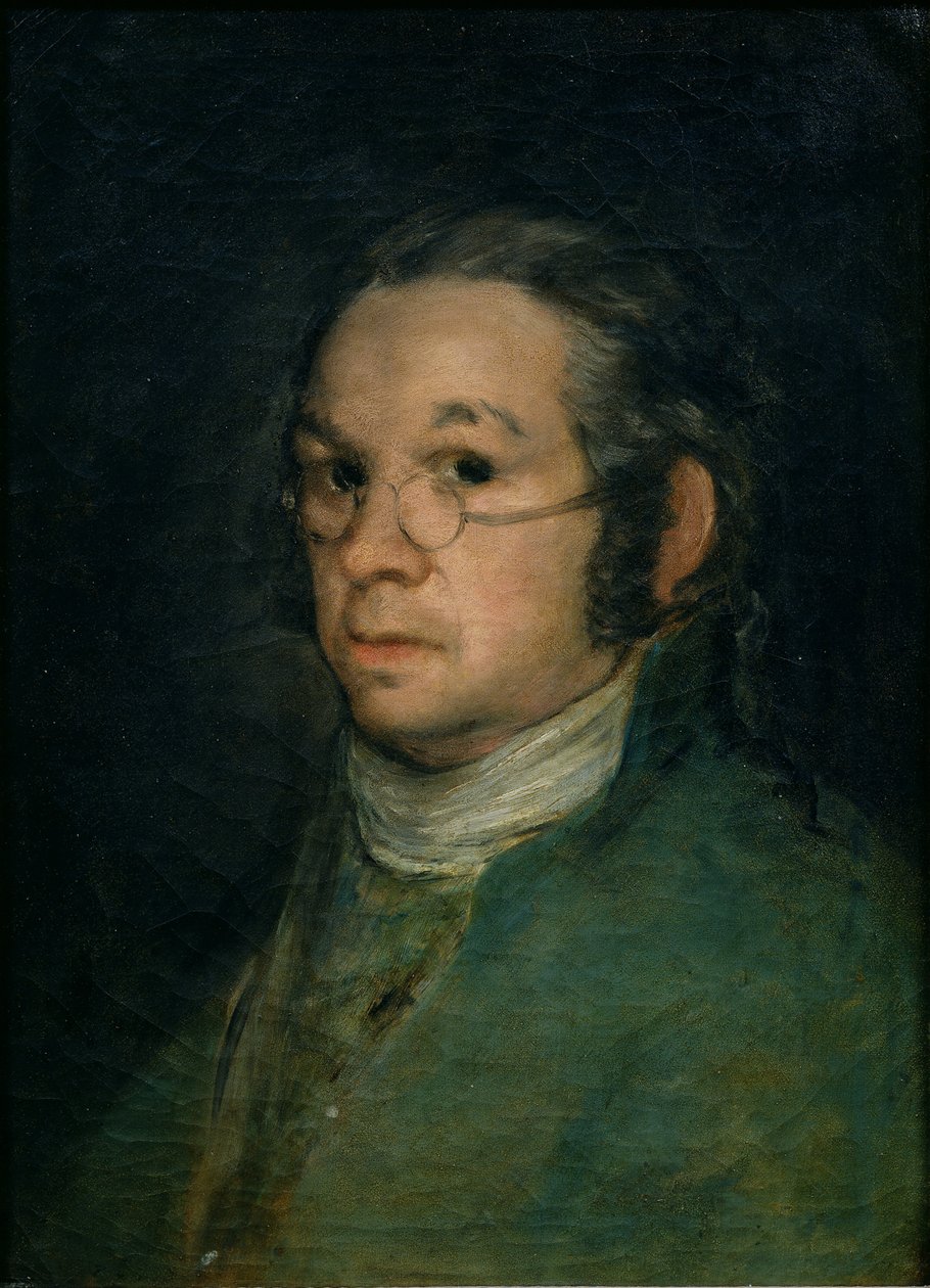 Selvportrett med briller av Francisco de Goya