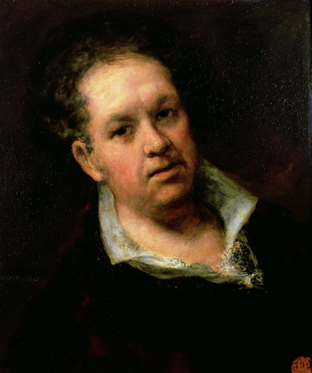 Selvportrett, 1815 av Francisco de Goya