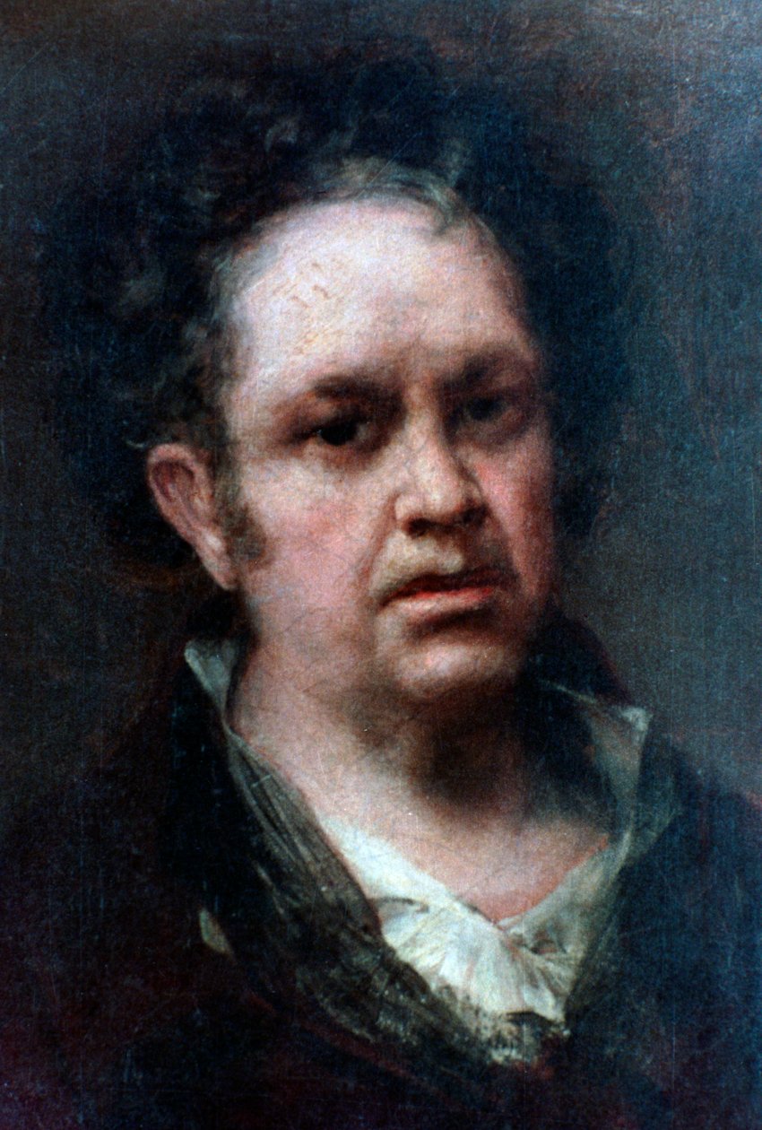 Selvportrett, 1815 av Francisco de Goya