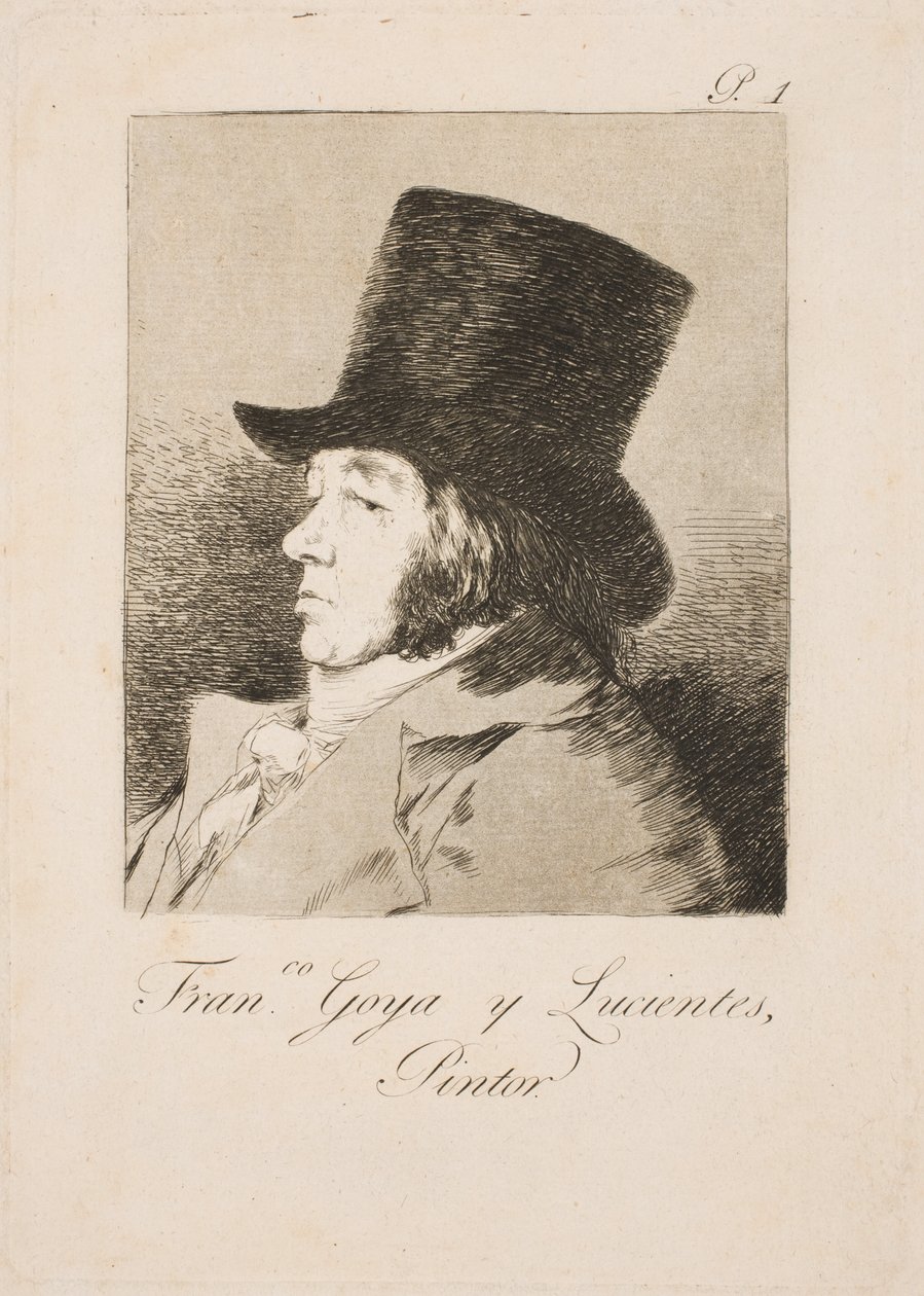 Selvportrett av Francisco de Goya