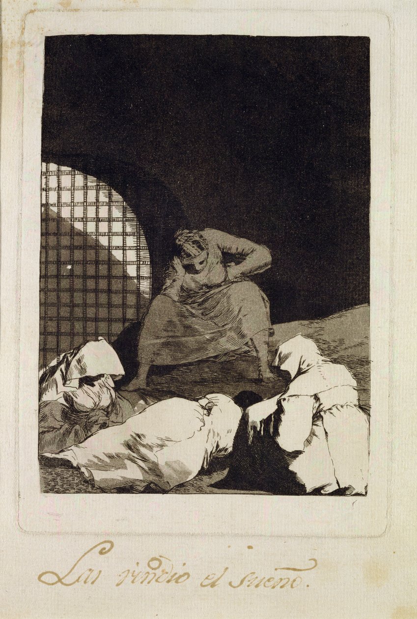 Søvnen overvinner dem, plate 34 av 