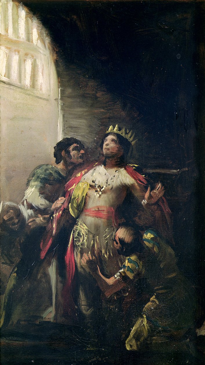 St. Hermengild (d.585) i fengsel, ca.1799 av Francisco de Goya