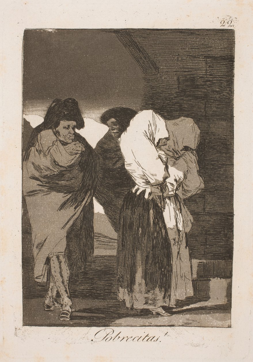 Stakkars jenter av Francisco de Goya