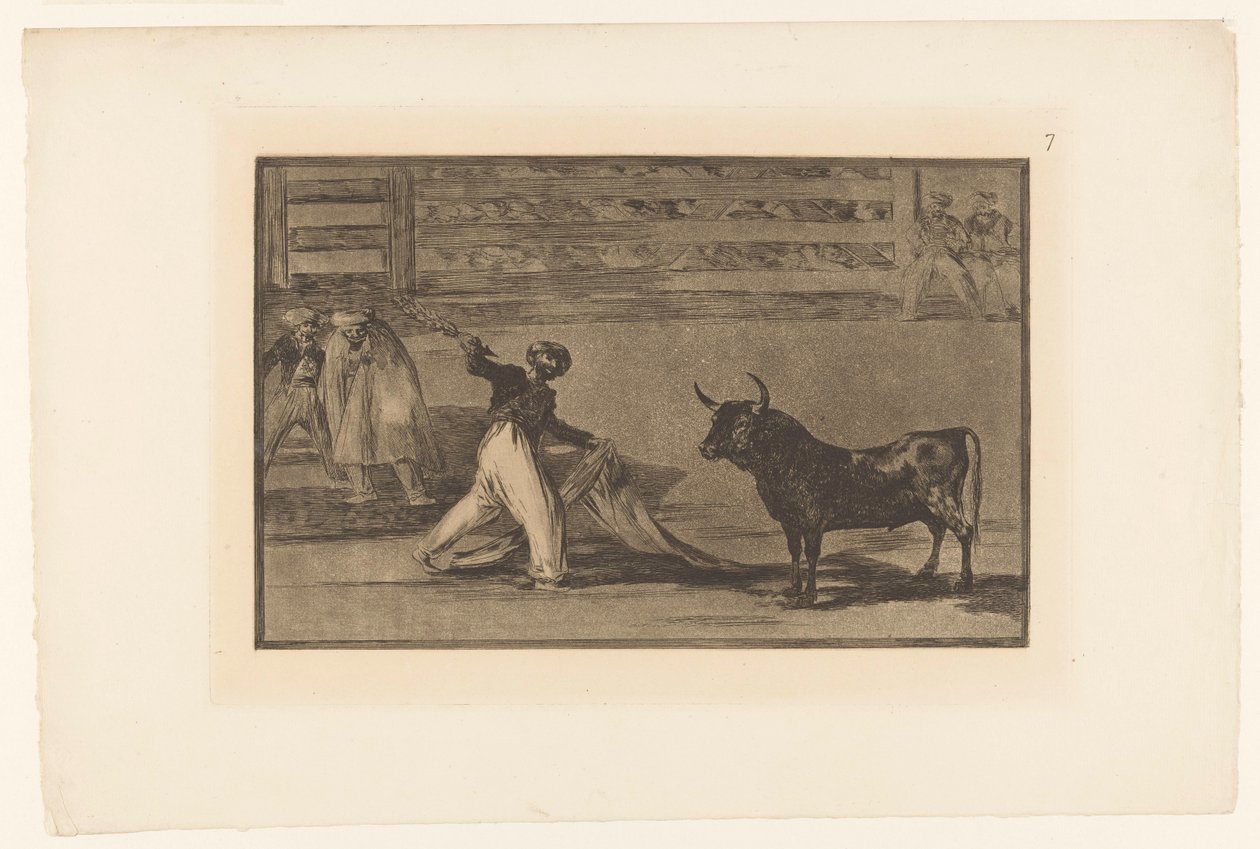 Stierenvechter møtte banderilla Opprinnelsen til harpunene eller banderillaene Stierengevechten (serietittel) La Taureamachie (serietittel) Tyrefekting (serietittel) av Francisco de Goya