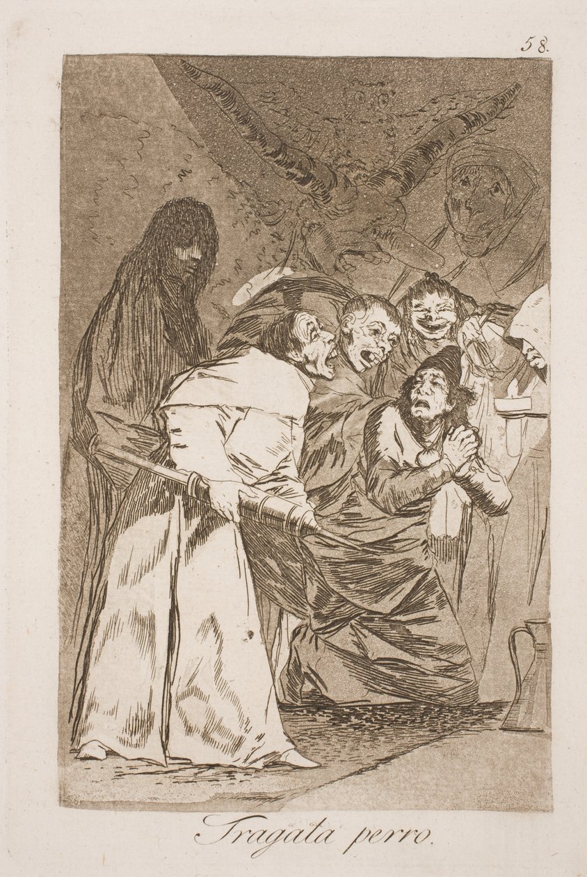 Ta det din hund! av Francisco de Goya