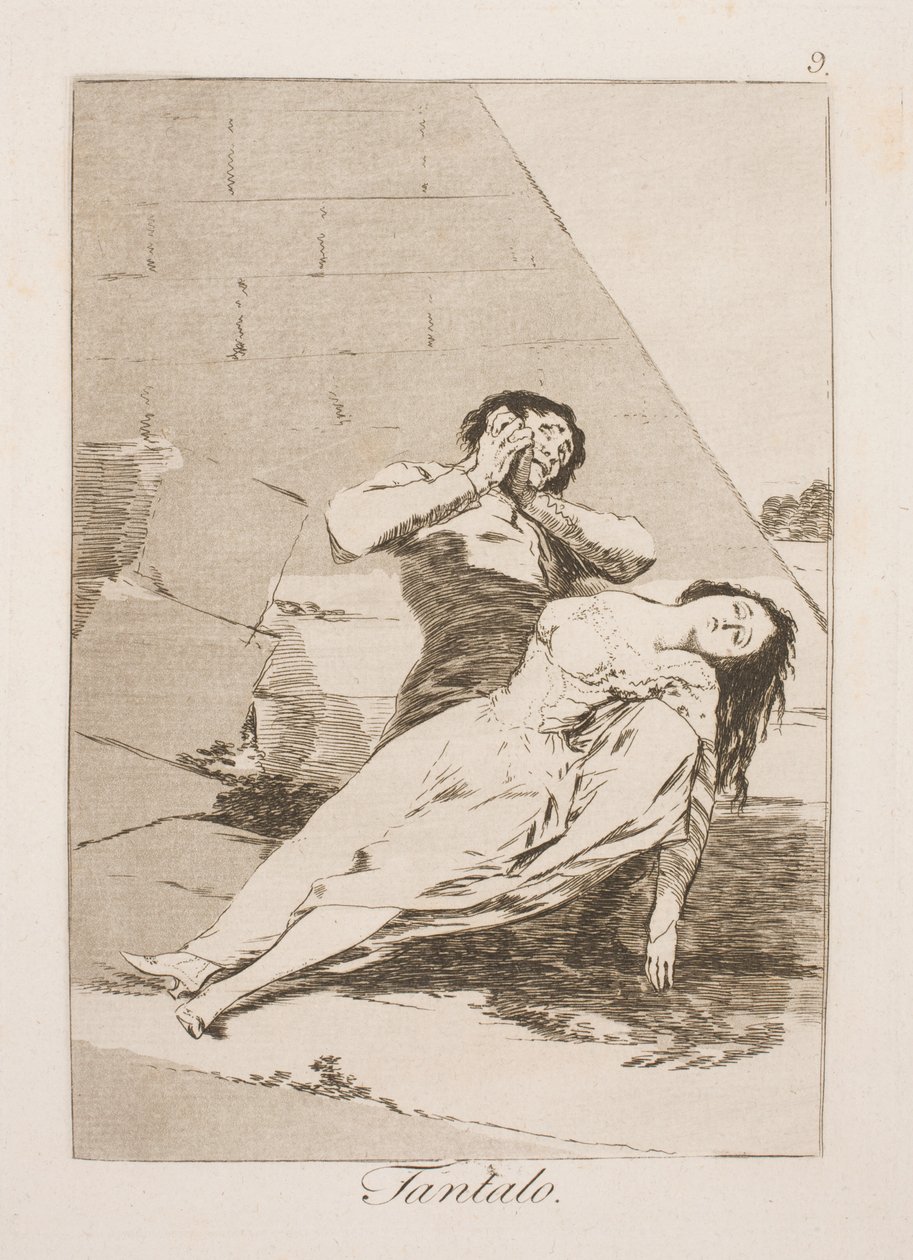Tantalus av Francisco de Goya