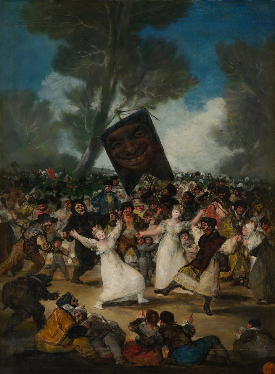 Sardinens begravelse. av Francisco de Goya