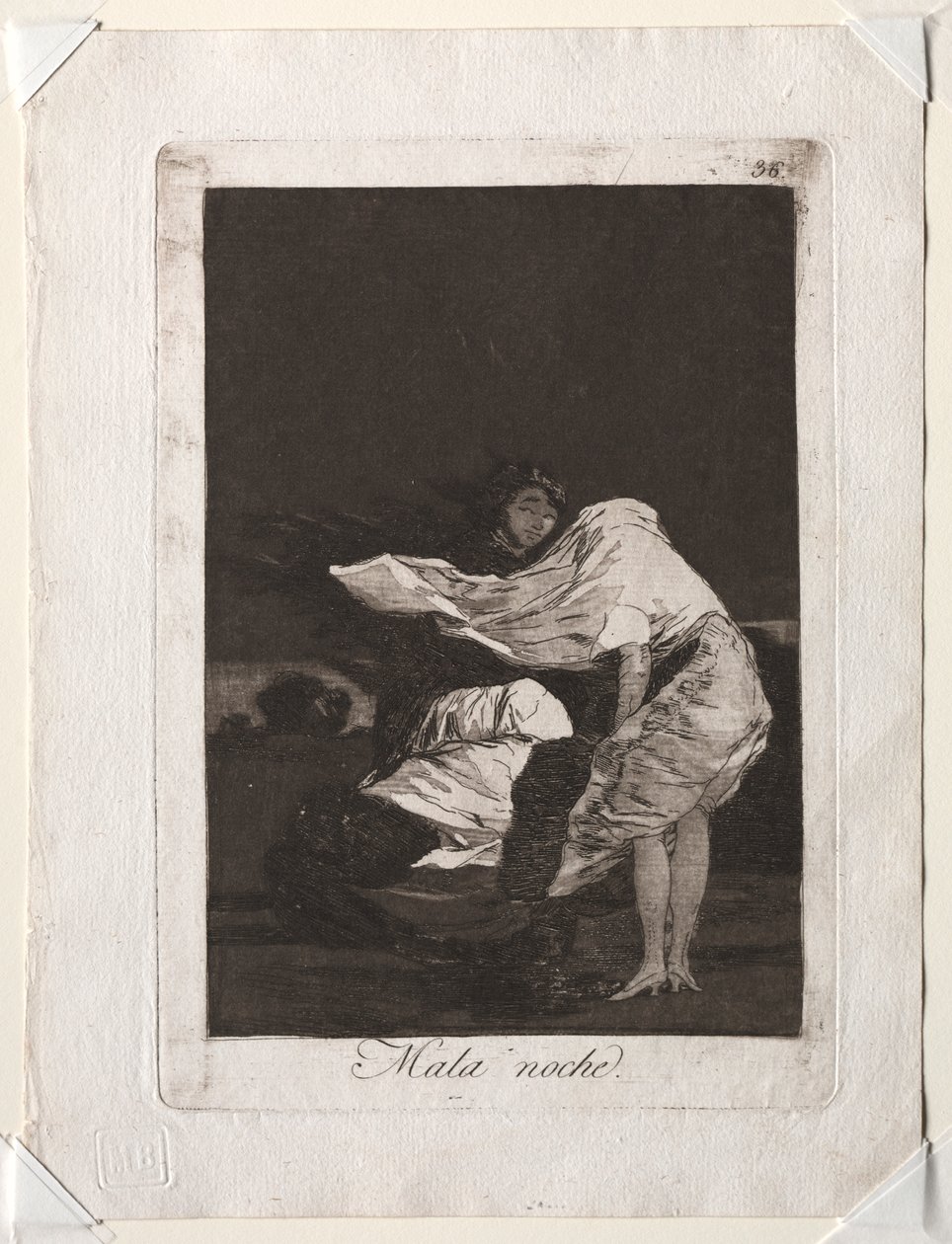 The Caprichos: A Bad Night av Francisco de Goya