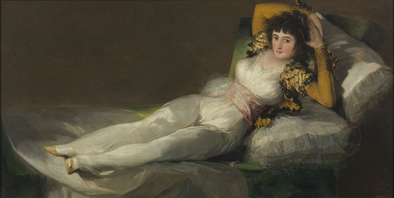 Den kledde Maja, ca. 1800 av Francisco de Goya