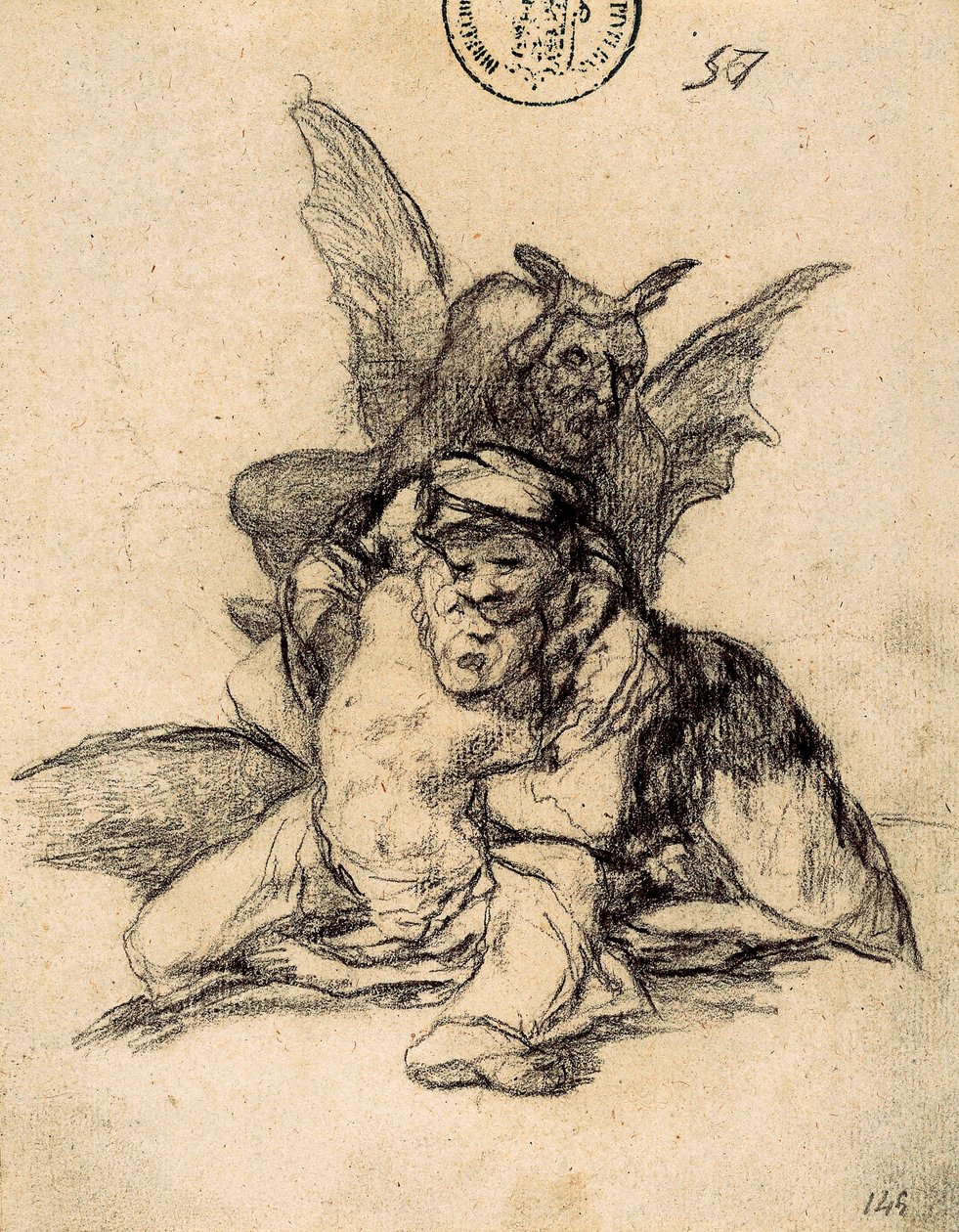 Djevelen samler dem av Francisco de Goya