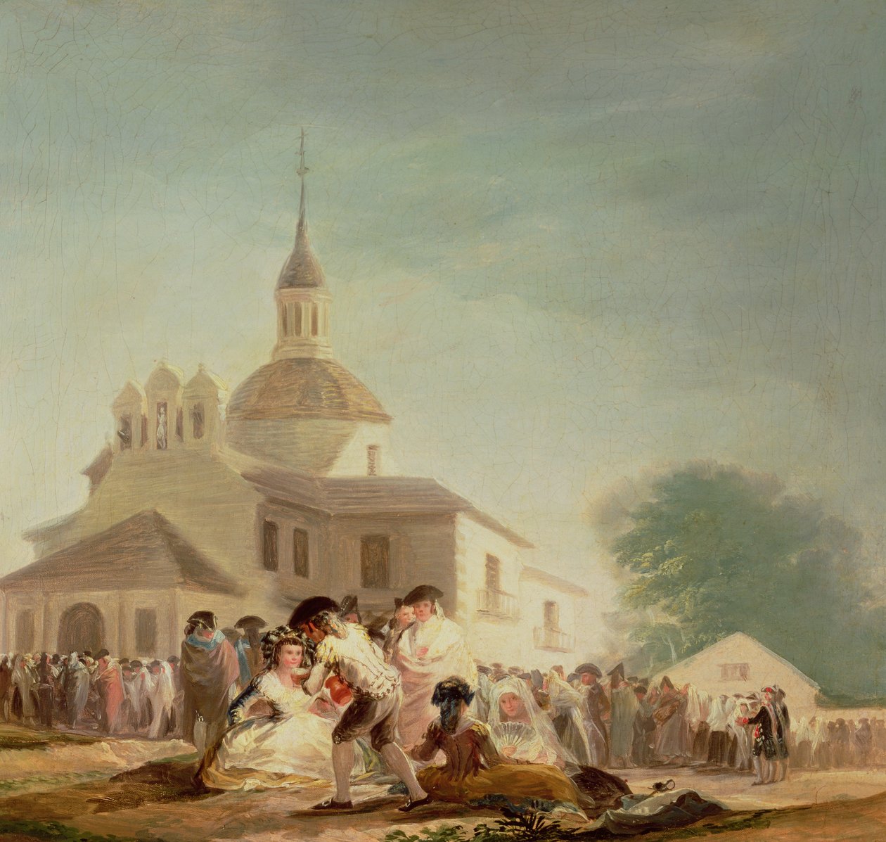 Eremitasjen i San Isidro, Madrid, 1788 av Francisco de Goya