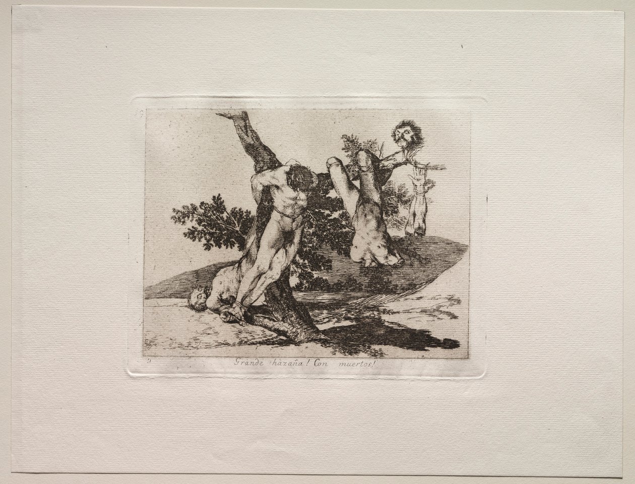 The Horrors of War: En heroisk bragd! Med døde menn!. av Francisco de Goya