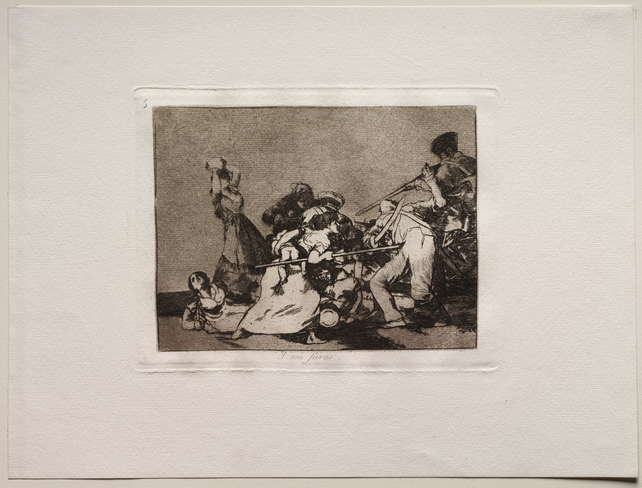 The Horrors of War: Og de er som ville dyr av Francisco de Goya