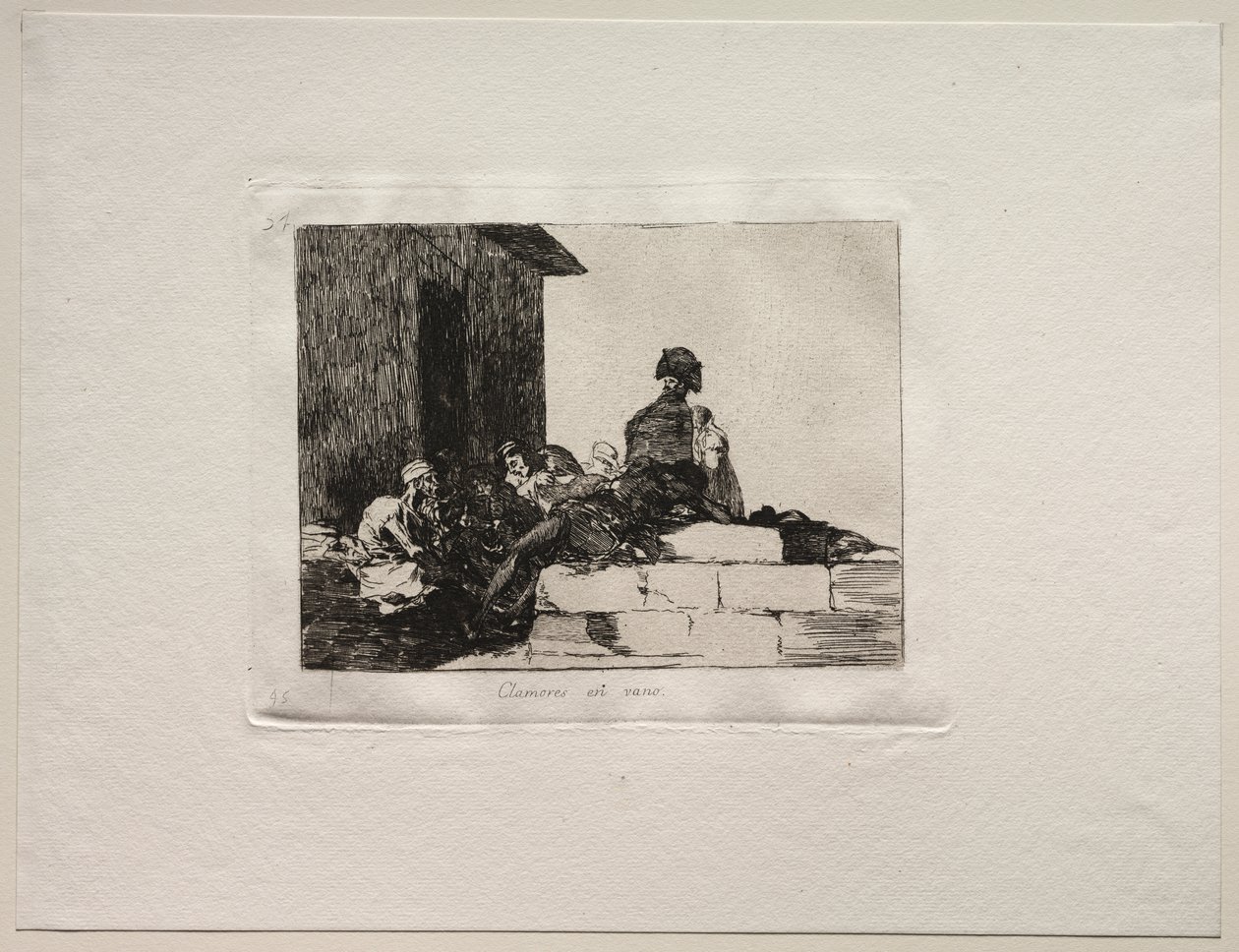 The Horrors of War: Appeals are in Vain av Francisco de Goya