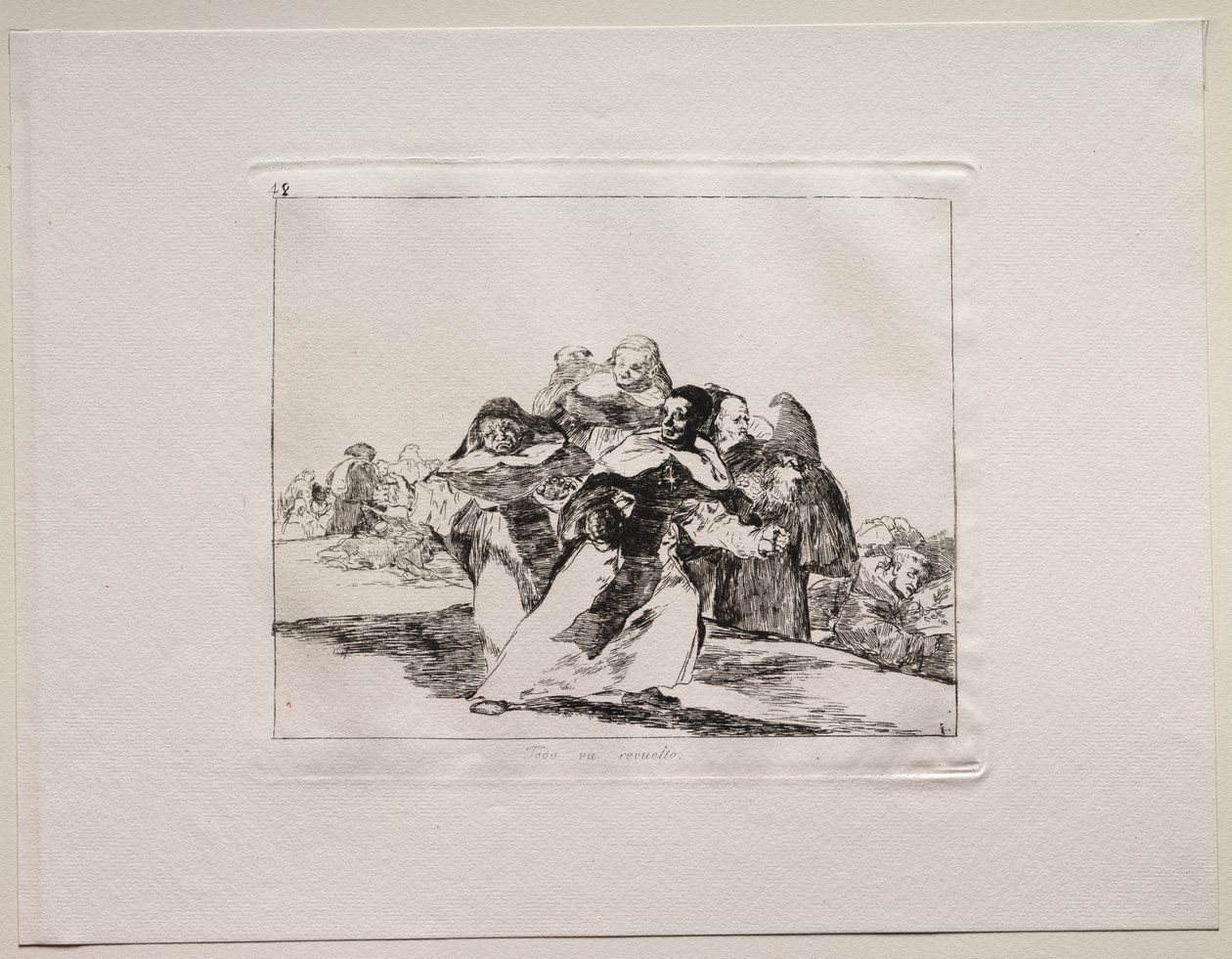 The Horrors of War: Everything is Topsy-Turvy av Francisco de Goya