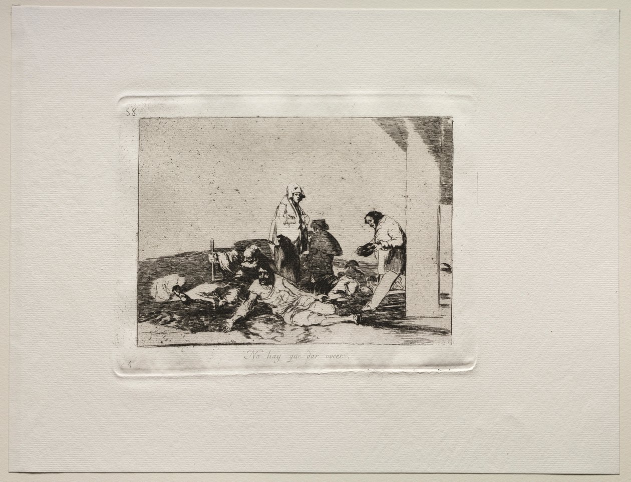 The Horrors of War: Its No Use Crying Out. av Francisco de Goya