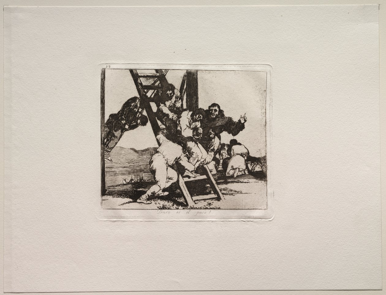 The Horrors of War: Det er et vanskelig steg! av Francisco de Goya