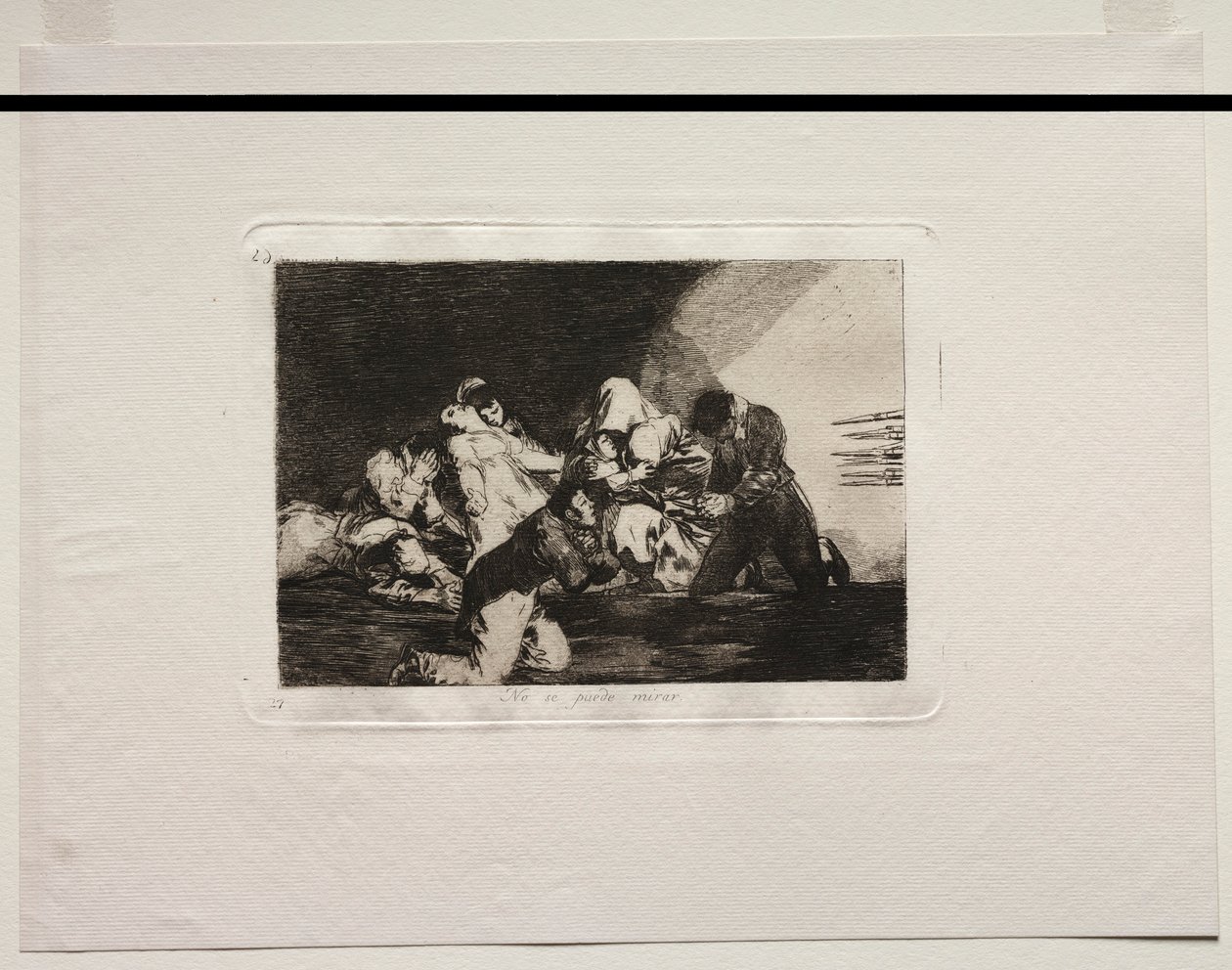 The Horrors of War: One Cant Look. av Francisco de Goya