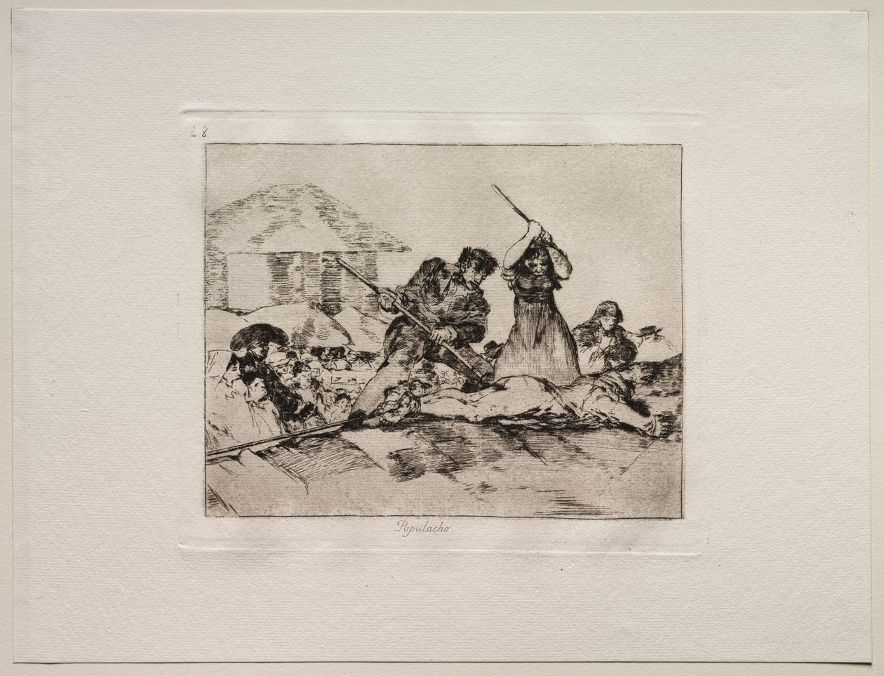 The Horrors of War: Rabble av Francisco de Goya