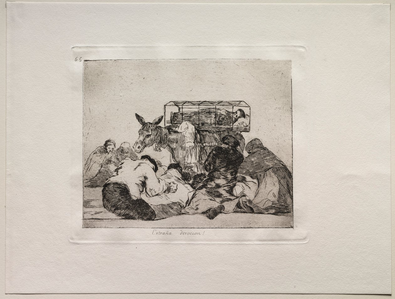 The Horrors of War: Strange Devotion!. av Francisco de Goya