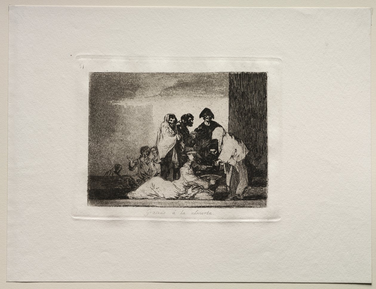 The Horrors of War: Thanks To The Millet av Francisco de Goya