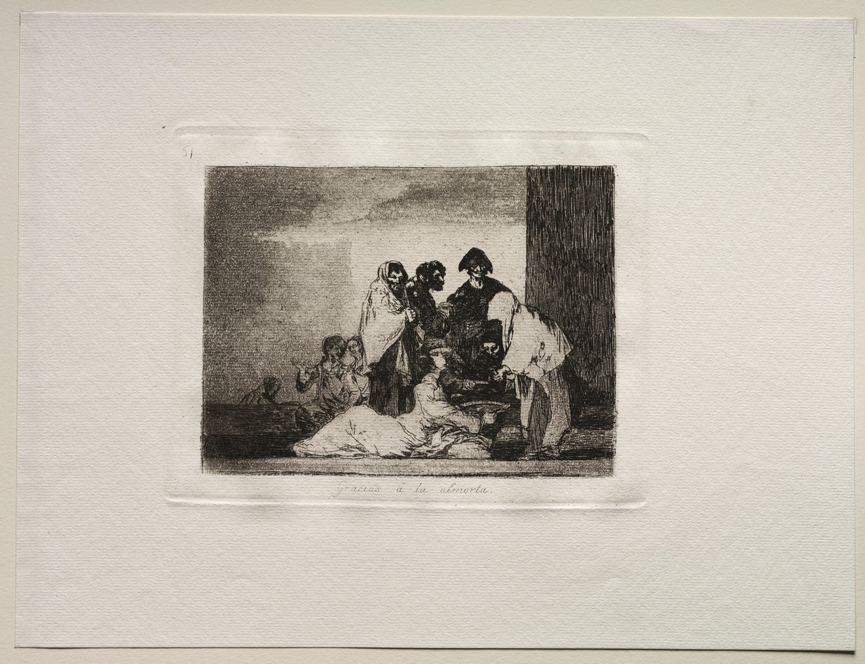 The Horrors of War: Thanks To The Millet. av Francisco de Goya