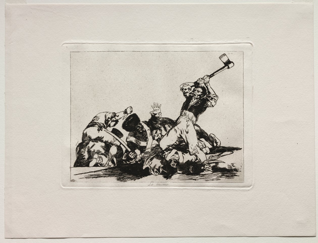 The Horrors of War: The Same av Francisco de Goya