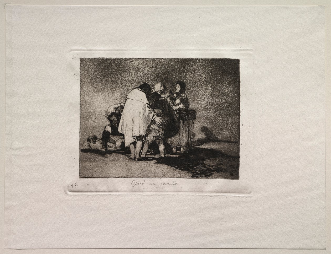 The Horrors of War: Det var ingenting å gjøre, og han døde. av Francisco de Goya