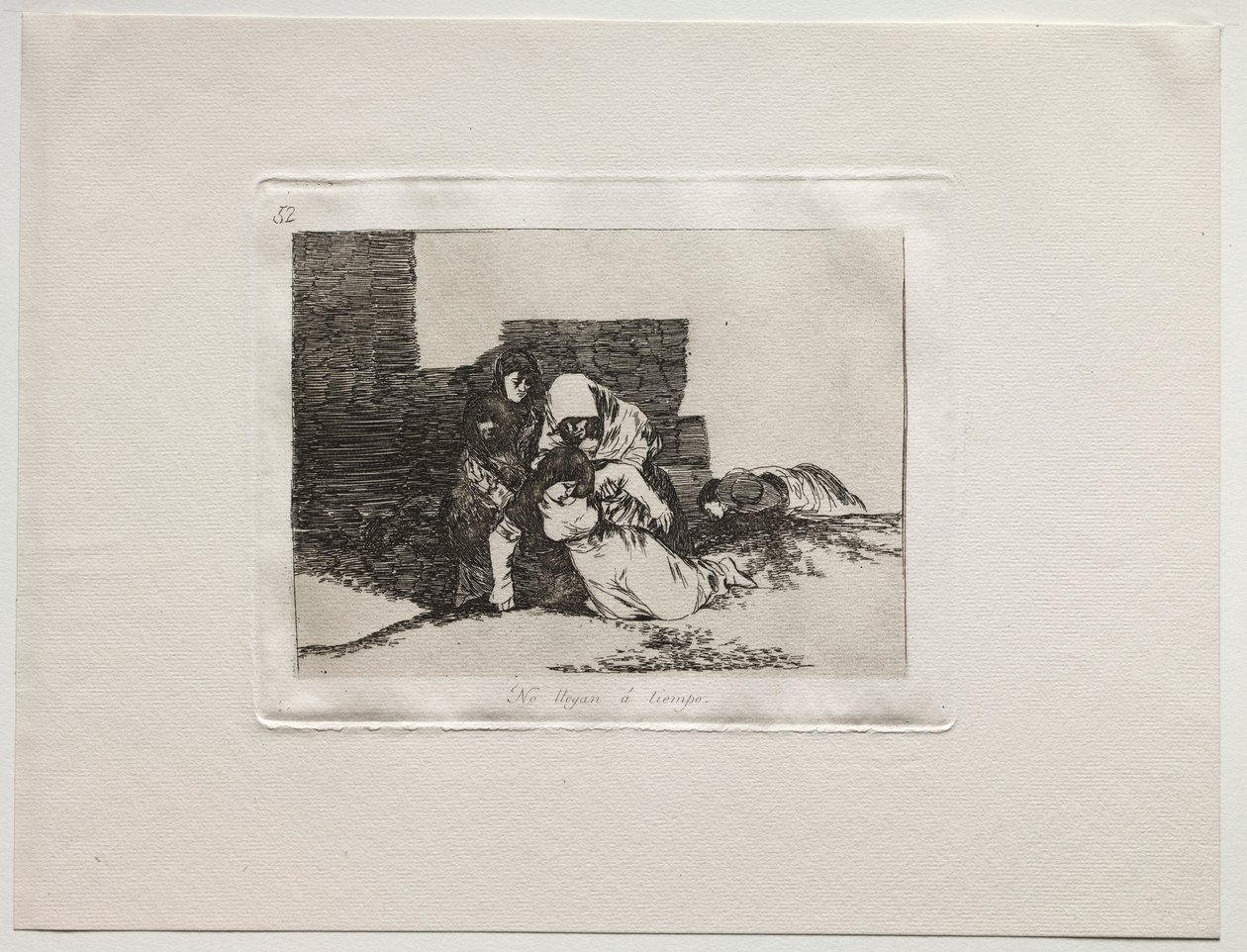 The Horrors of War: De kommer ikke i tide. av Francisco de Goya