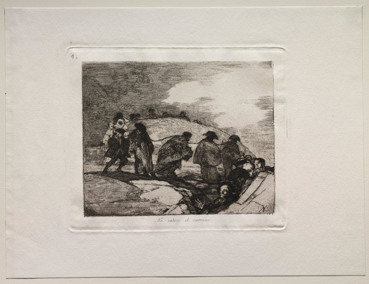 The Horrors of War: De vet ikke veien. av Francisco de Goya