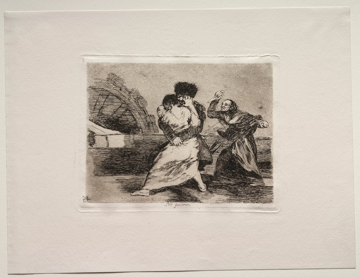 The Horrors of War: They Dont Like It. av Francisco de Goya