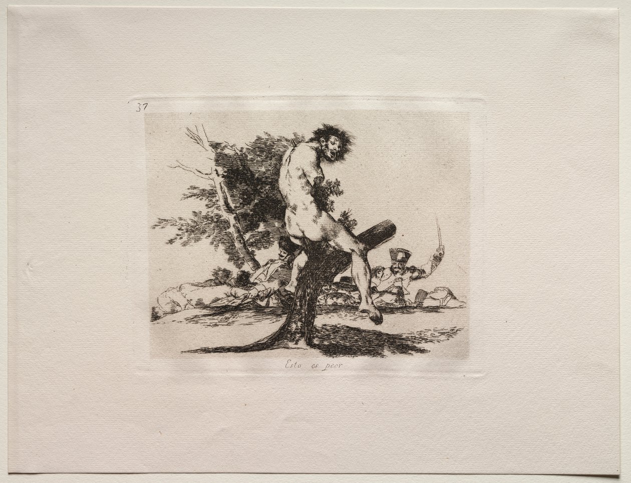 The Horrors of War: This Is Worse av Francisco de Goya