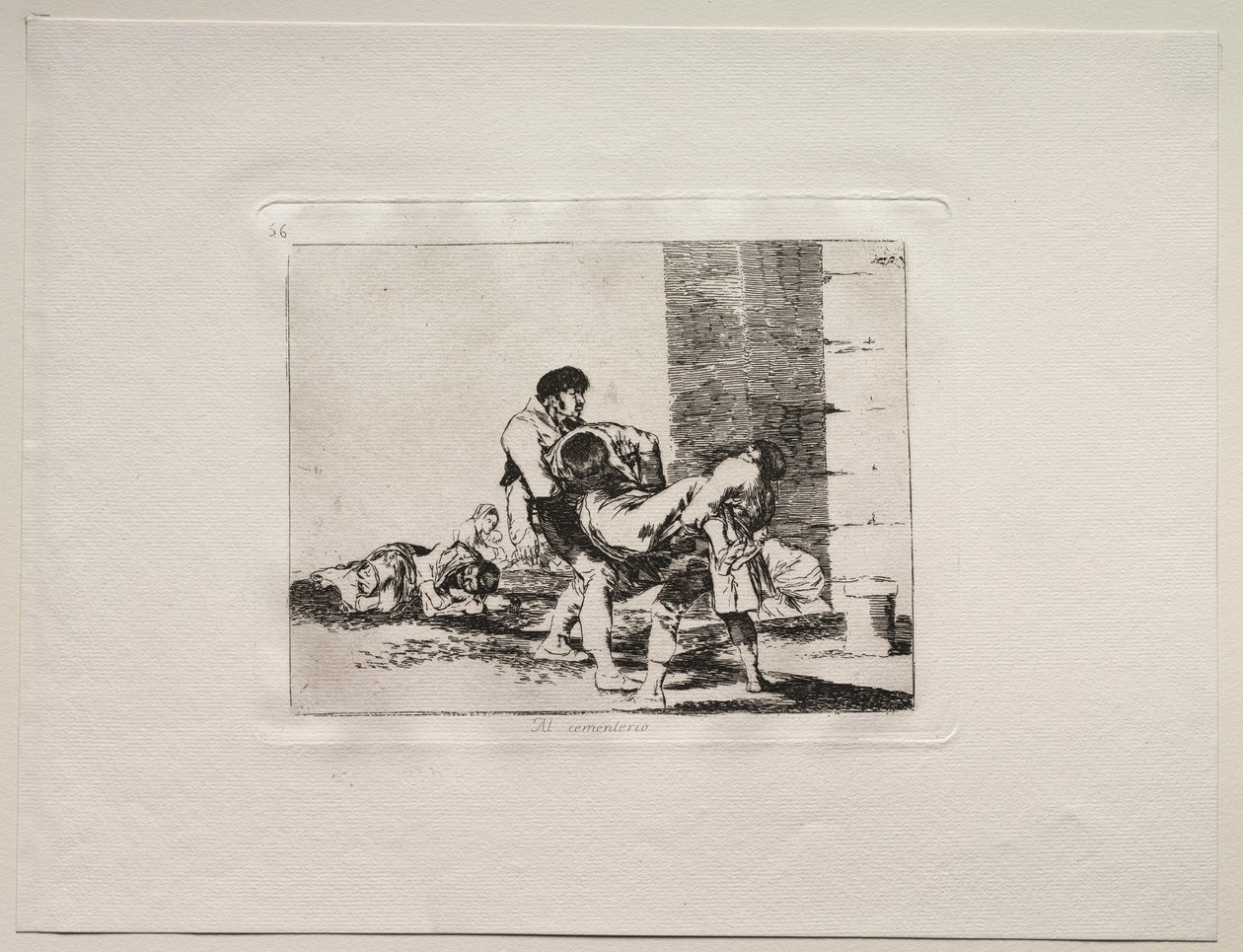 The Horrors of War: To The Cemetery. av Francisco de Goya