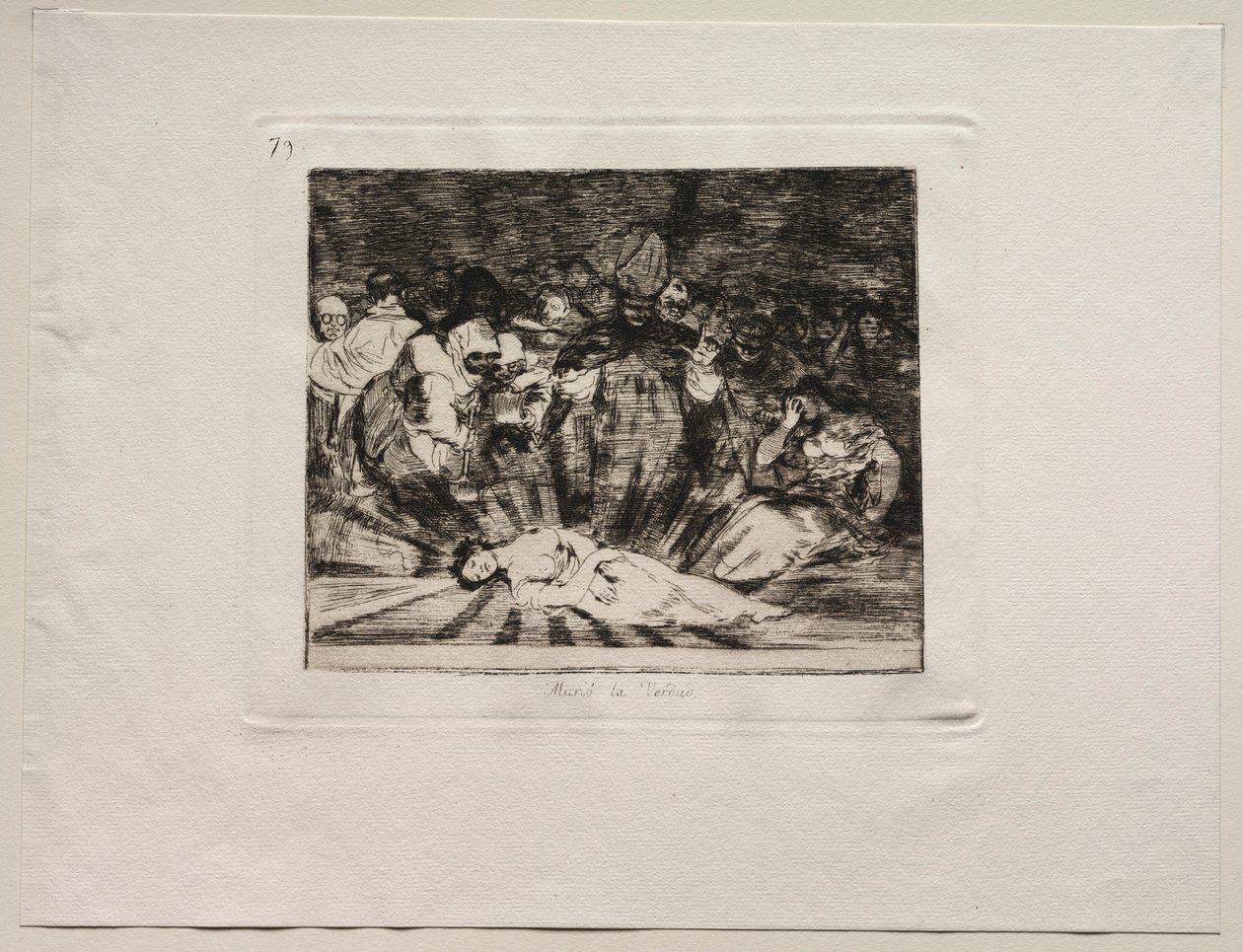 The Horrors of War: Truth Has Died. av Francisco de Goya
