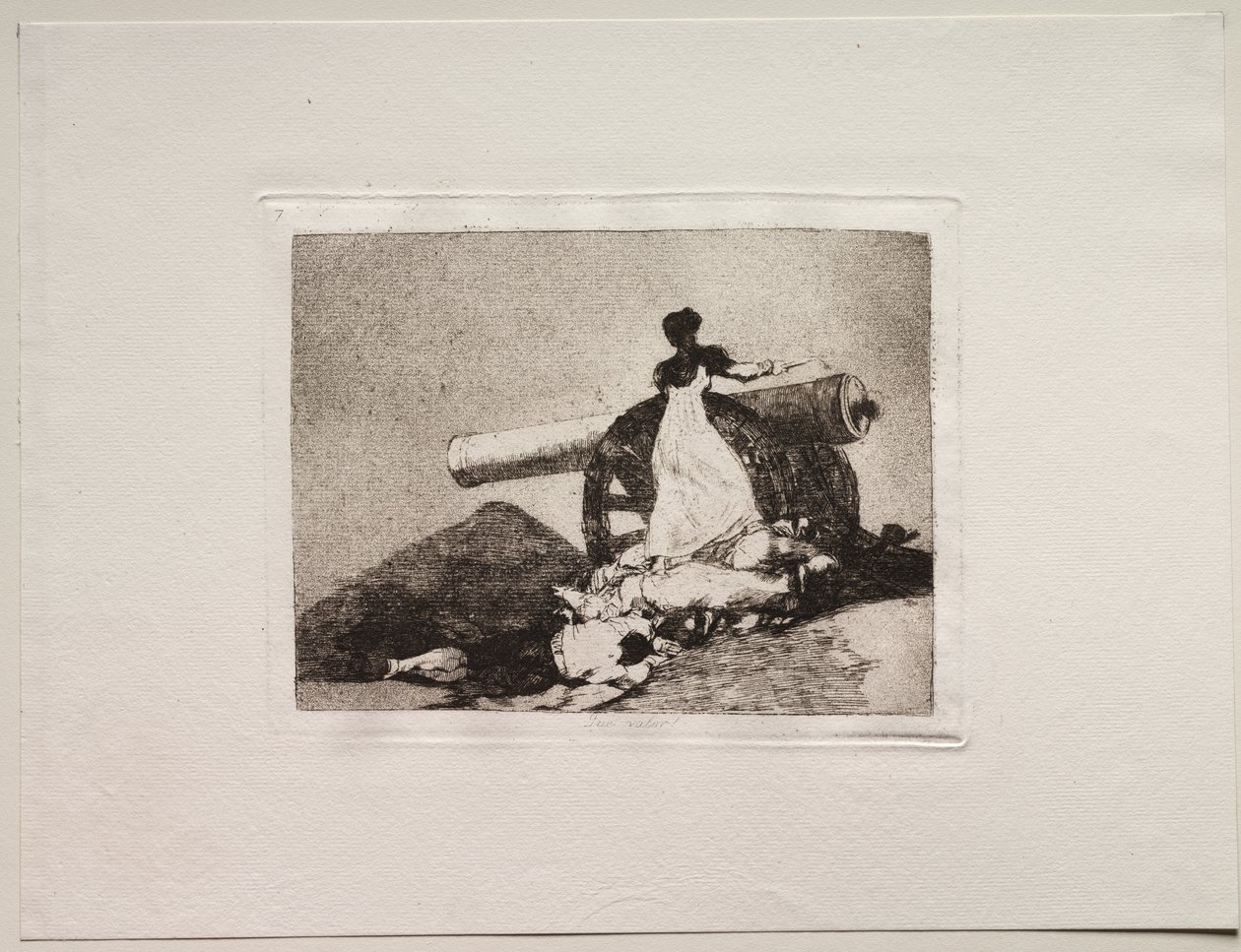 The Horrors of War: Hvilket mot! av Francisco de Goya
