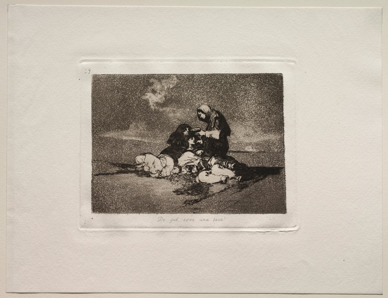 The Horrors of War: Hva er bruken av en kopp. av Francisco de Goya