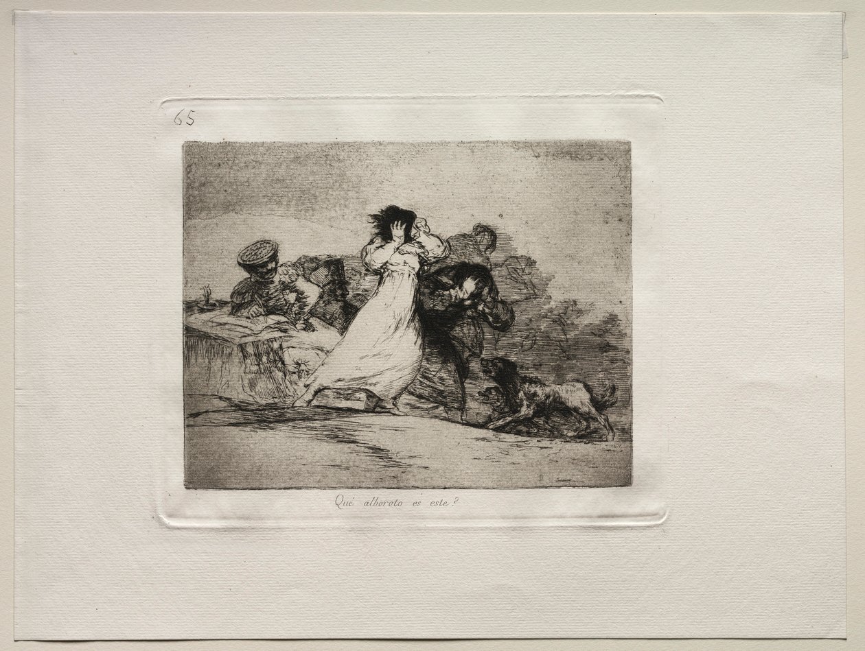 The Horrors of War: What is this Bubbub. av Francisco de Goya