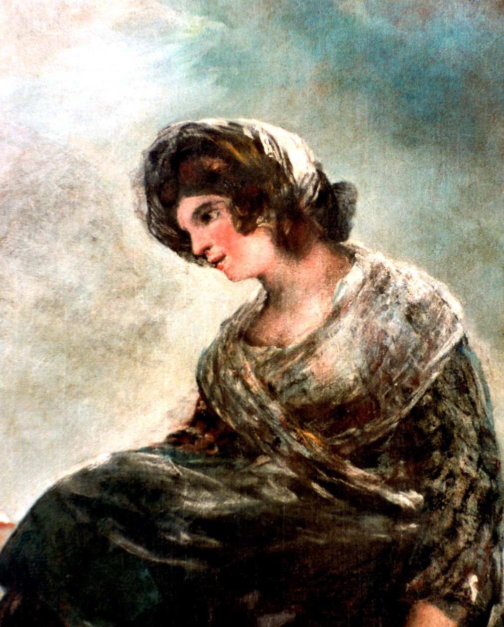 The Milkmaid of Bordeaux, c1824. av Francisco de Goya