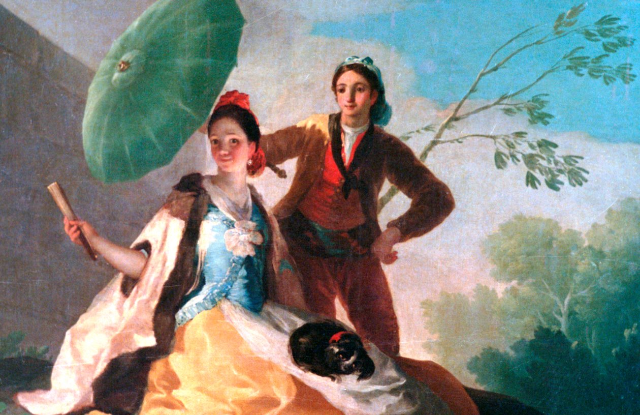 Parasollen, 1777 av Francisco de Goya
