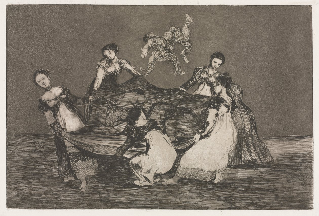 Ordspråkene: Feminin dårskap av Francisco de Goya