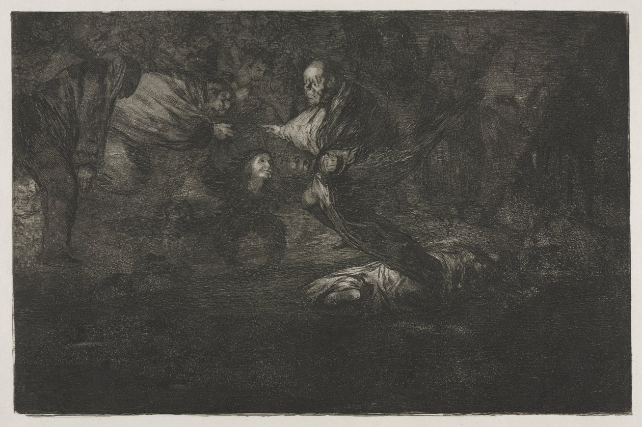 Ordspråkene: Gud skaper dem og de går sammen av Francisco de Goya