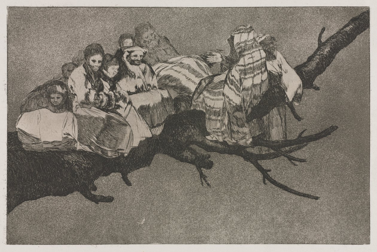 Ordspråkene: Latterlig dårskap av Francisco de Goya