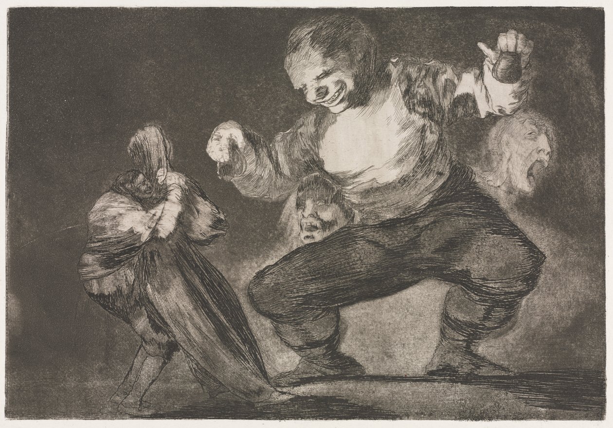 Ordspråkene: Simpleton av Francisco de Goya