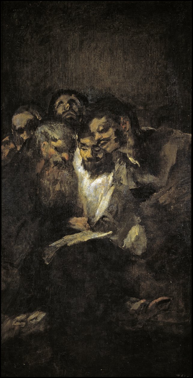 De lesende politikerne av Francisco de Goya