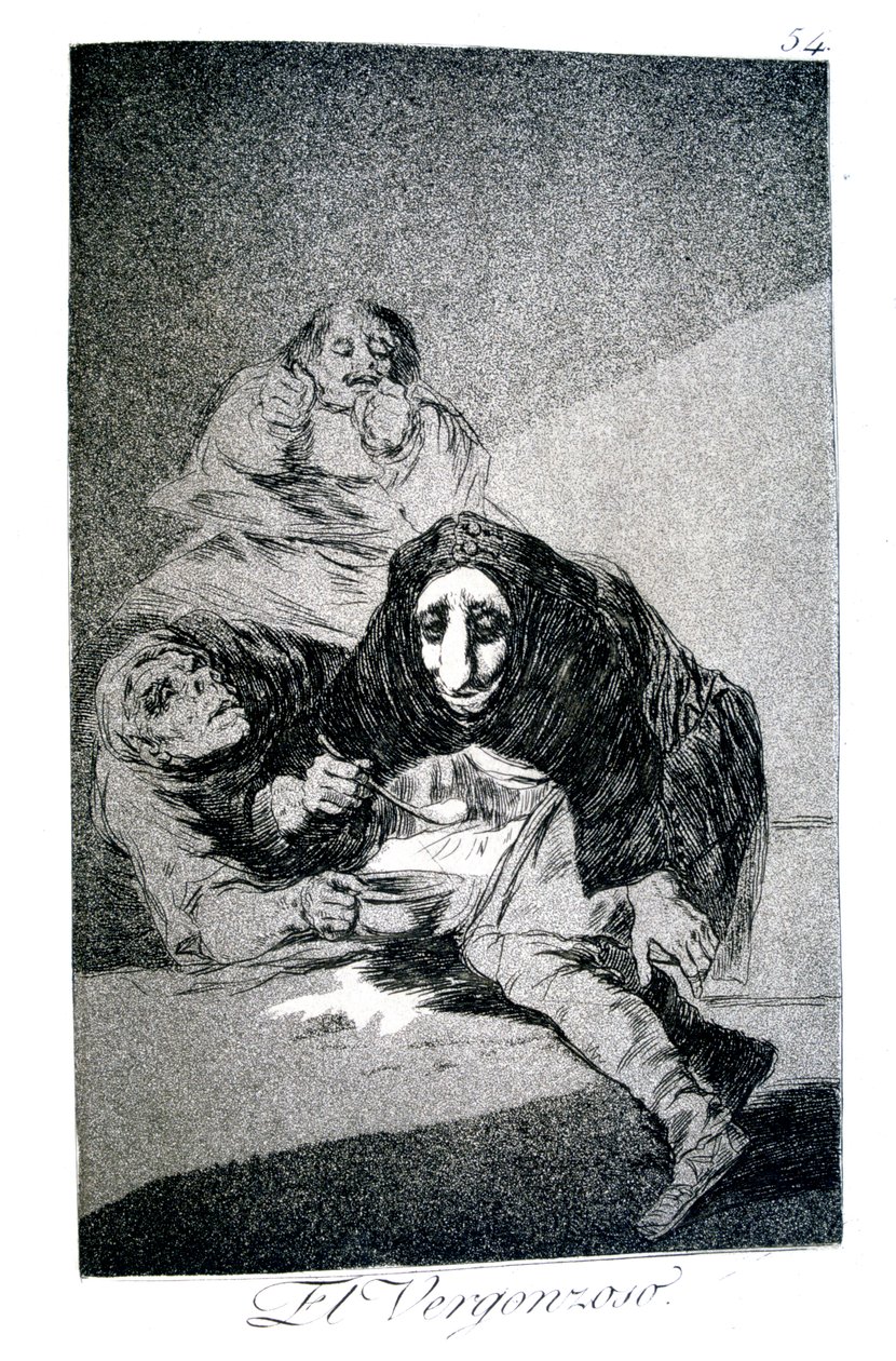 Den skamfulle, 1799 av Francisco de Goya