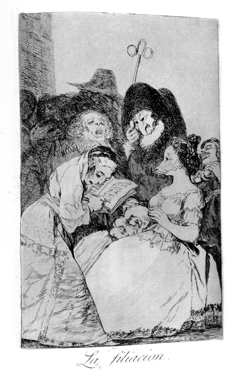 Filiasjonen, 1799 av Francisco de Goya