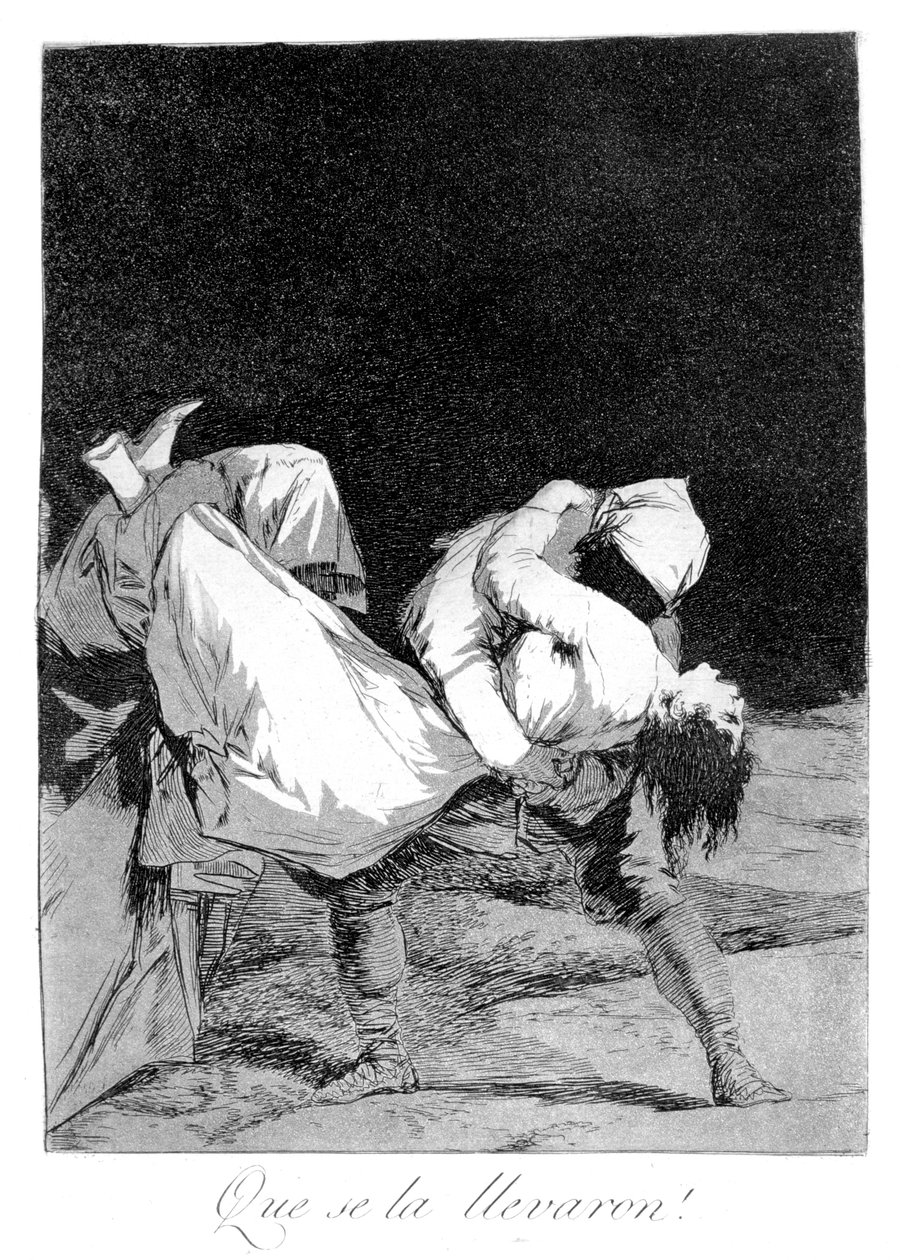 De bar henne bort!, 1799 av Francisco de Goya