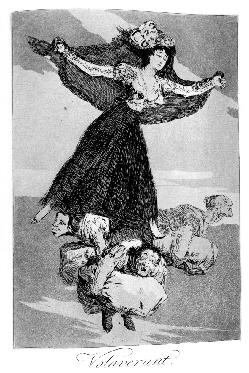 De har fløyet, 1799 av Francisco de Goya